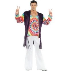 Underwraps Costumes 60'S Tie Dye Adult Costume