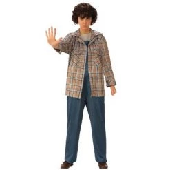 Rubie's Women's Stranger Things Eleven Plaid Halloween Costume Top