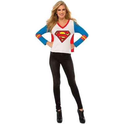 Rubie's DC Comics Supergirl Sporty Tee Adult Costume T-Shirt - Image 2