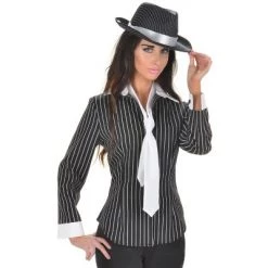 Underwraps Costumes Gangster Fitted Shirt Adult Costume