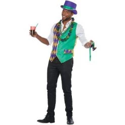 California Costumes Mardi Gras Man Adult Costume Kit