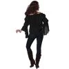 California Costumes Renaissance Peasant Blouse Adult Costume (Black)
