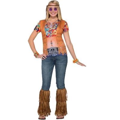 Forum Novelties Hippie Gal Shirt Adult Costume - Image 4
