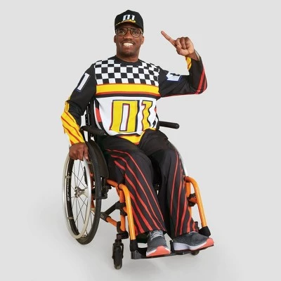 Adult Adaptive Race Car Halloween Costume Jumpsuit with Hat - Hyde & EEK! Boutique™ - Image 4