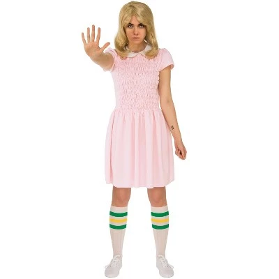 Stranger Things Eleven Dress Adult Costume - Image 2