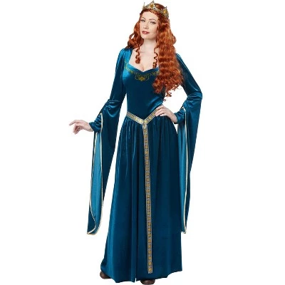 California Costumes Lady Guinevere Adult Costume (Teal) - Image 2