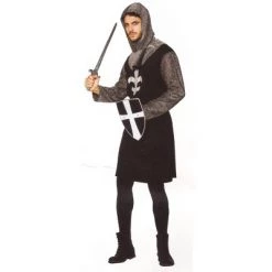 Northlight Black and Silver Knight Men's Adult Halloween Costume - Medium
