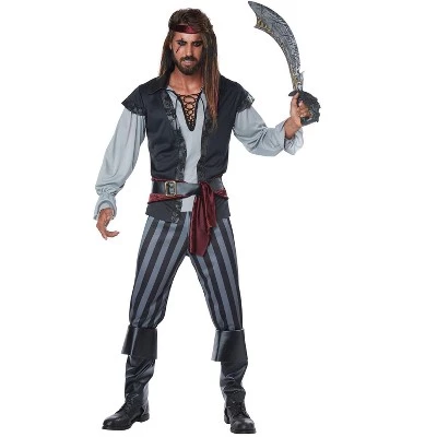 California Costumes Adult Scallywag Pirate Halloween Costume - Image 2