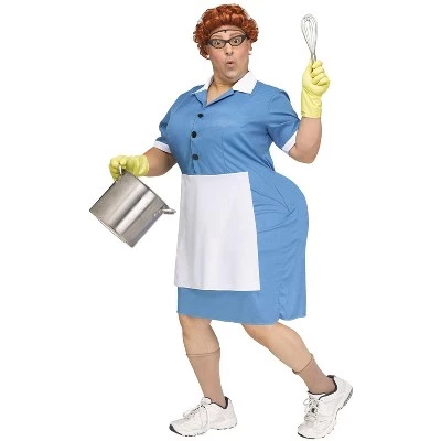 Fun World Cafeteria Lady Adult Costume - Image 2