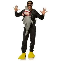 Seeing Red Inc. Seeing Red Diver & Shark Adult & Infant Carrier Costume | One Size