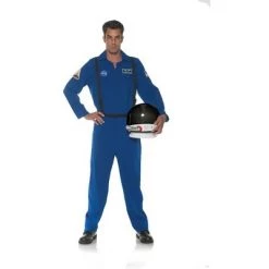 Underwraps Costumes Blue Flight Suit Adult