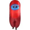 Studio Halloween Amongst Us Imposter Sus Crewmate Inflatable Adult Costume Red | Standard