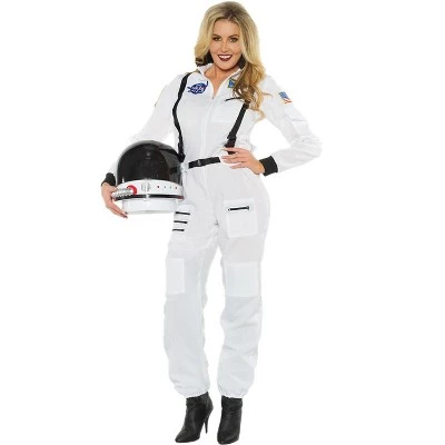 Underwraps Costumes Female Astronaut Adult Costume (White) - Image 3