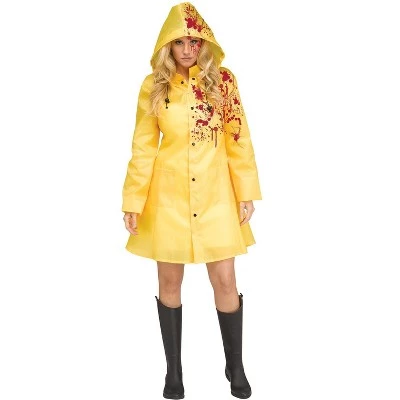 Fun World Yellow Raincoat Adult Costume - Image 2