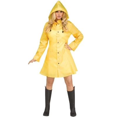 Fun World Yellow Raincoat Adult Costume - Image 5