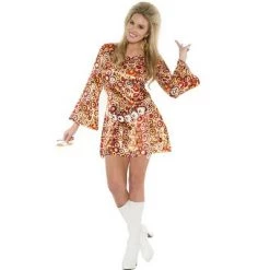Underwraps Costumes Disco Circle Dress Adult Costume