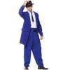 Underwraps Costumes Zoot Suit Adult Costume (Blue)
