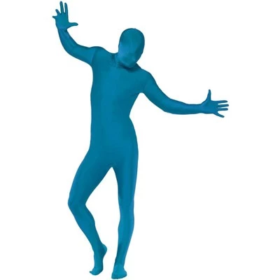 Smiffy's Smiffy Second Skin Suit Adult Costume (Blue) - Image 4