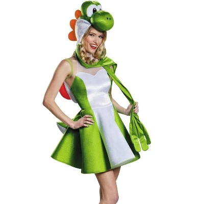 Super Mario Yoshi Female Adult Costume - Image 2