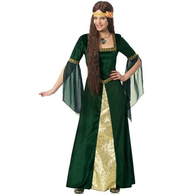 Franco Emerald Renaissance Lady Adult Costume - Image 3