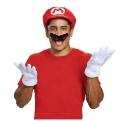 Nintendo Adult Super Mario Halloween Costume Accessory Set