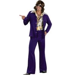 Rubie's Rubies Leisure Suit Deluxe (Purple) Adult Costume