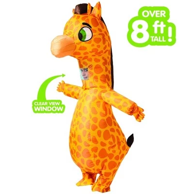Spooktacular Creations 8 ft. Adult Giraffe Full Body Inflatable Costume - One Size
