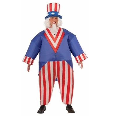 Forum Novelties Men's Uncle Sam Inflatable Costume Red - Image 2