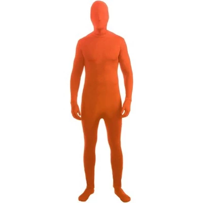 Forum Novelties Disappearing Man Neon Orange Body Suit Adult Costume - Image 3