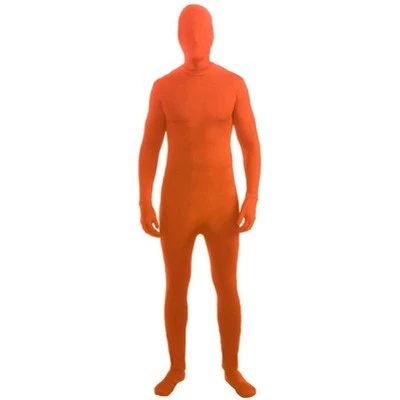 Forum Novelties Disappearing Man Neon Orange Body Suit Adult Costume - Image 4