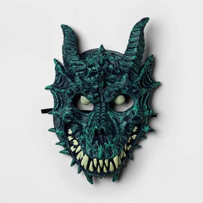 Hyde & EEK! Boutique Adult Glow in the Dark Dragon Halloween Costume Mask - Hyde & EEK! Boutique™ - Image 3