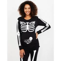 Motherhood Maternity Skeleton Maternity Pajama Set
