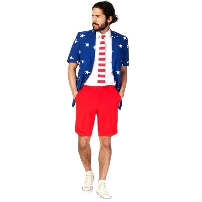 OppoSuits Oppo Suits Stars and Stripes Summer Suit Adult Costume - Image 4
