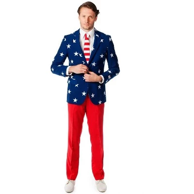 OppoSuits Oppo Suits Stars and Stripes Suit Adult Costume - Image 3