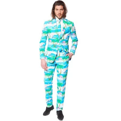 OppoSuits Oppo Suits Flaminguy Suit Adult Costume - Image 9