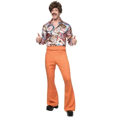 Franco 70's Dude Adult Costume (Rust) - Image 2