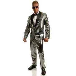Charades Costumes Charades Disco Ball Tuxedo Set w/Pants Costume